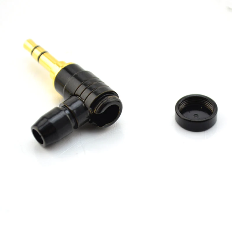 

3.5 mm Audio jack connector Adapter gold-plated headphone plug carving Stereo headset 50Pcs/lots
