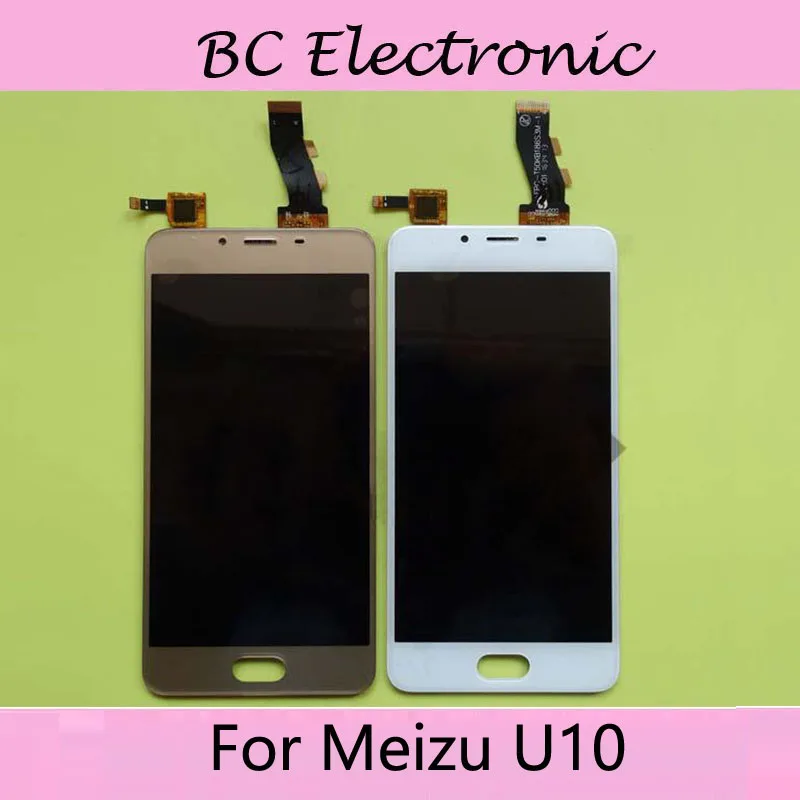 Белый черный золотой цвет для Meizu Meilan U10 сенсорный экран дигитайзер + ЖК дисплей U 10