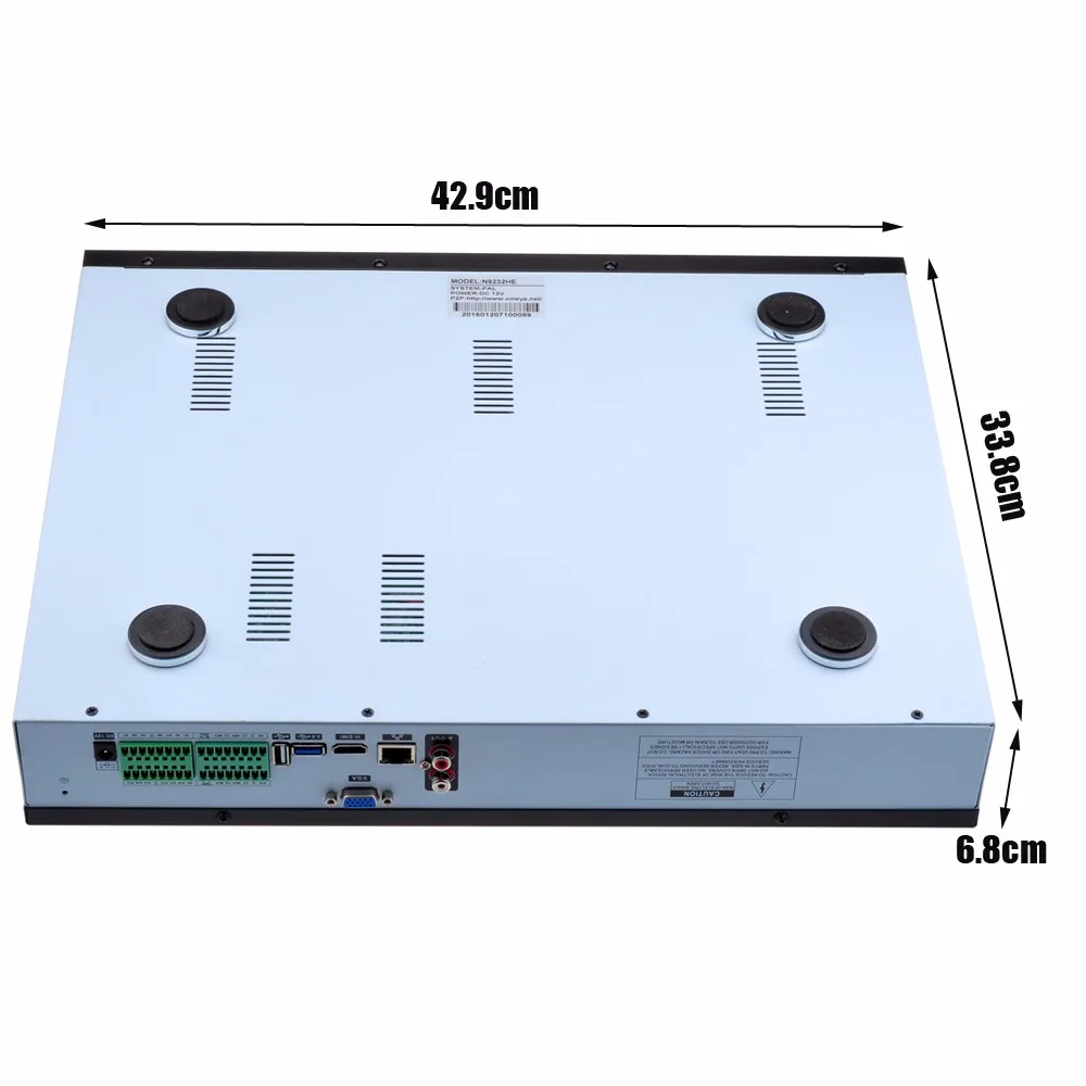GADINAN H.265/H.264 32CH* 4MP/24CH* 5MP CCTV NVR двухсторонний аудио сетевой рекордер безопасности IP P2P NVR ONVIF 3g wifi CMS 4 HDD порта