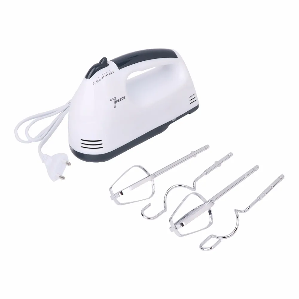 

SKYMEN 7 Speed Electric Hand Mixer Whisk Egg Beater Cake Baking Mains Powered 180W EU
