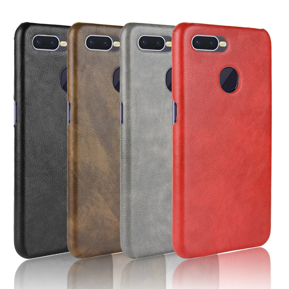 Slim Cases For Oppo F9 Case Litchi Skin Pattern PU Leather and PC Book Cover OPPO Pro CPH1823 CPH1828 CPH1881 Phone | Мобильные