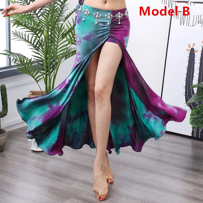 Skirt model B Живота Индийский Восточный Балади костюмы танец живота крылья костюмы для танцев восточные танцевальная одежда костюмы Платье домашнее платье бюстгальтер 4602 - Цвет: Skirt model B
