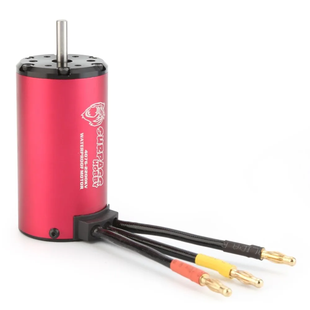 SURPASSHOBBY KK 4076 2200KV бесщеточный двигатель 2S 3S 4S для 1:8 RC Дрифт гоночный автомобиль водонепроницаемый Бессенсорный грузовик