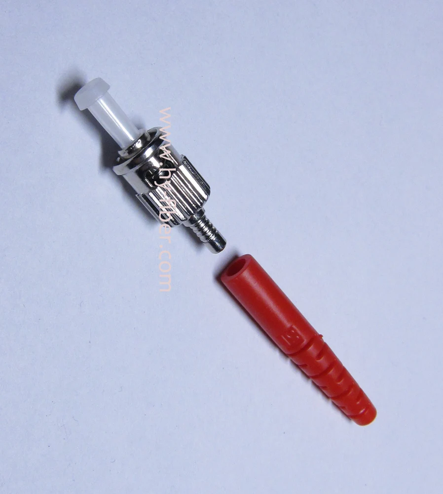 200 шт. ST набор оптических волоконных коннекторов SM Simplex PC металлический корпус