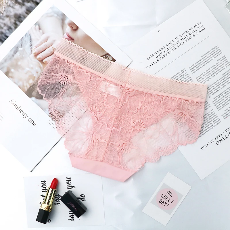 Кружевные сексуальные женские трусики дышащие легсветильник хлопковые средней