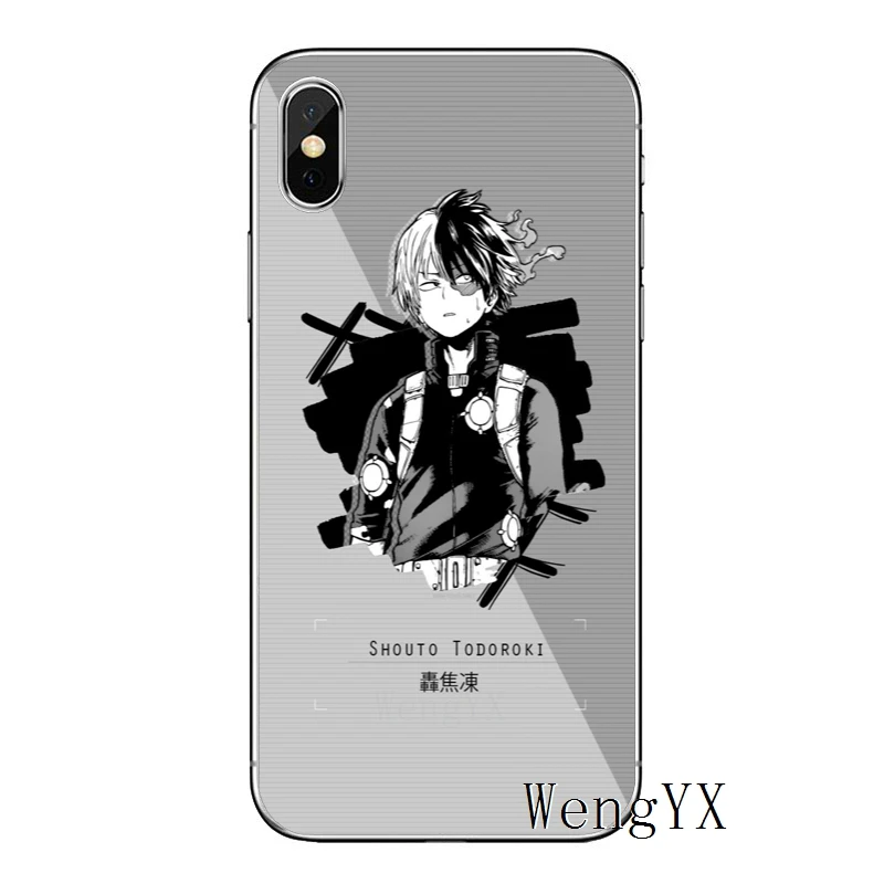 My Hero Academy шото Тодороки для iPhone X XR XS Max 8 7 6s 6 plus SE 5S 5c 5 4S 4 iPod Touch чехол мягкий чехол для телефона s - Цвет: shoto-Todoroki-A-07