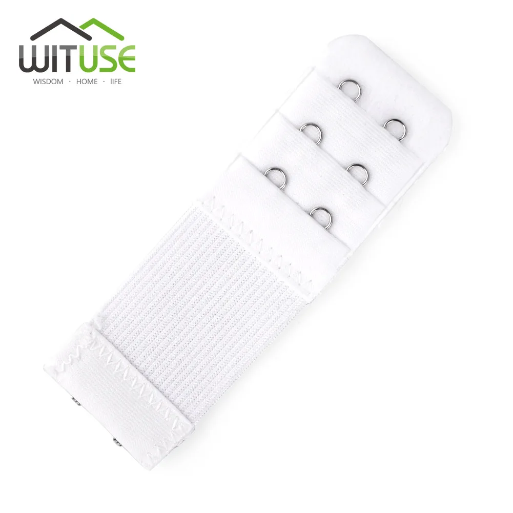White 2 Hooks Женские расширители для бюстгальтера, 3 ряда, регулируемое нижнее белье для женщин, удлиненные инструменты, сменная застежка, инструмент для шитья, аксессуары для интима - Цвет: White 2 Hooks