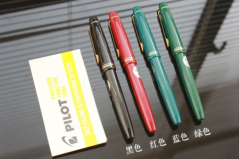 Оригинальная перьевая ручка pilot 78 г позолоченный зажим и Экстра-тонкая практика