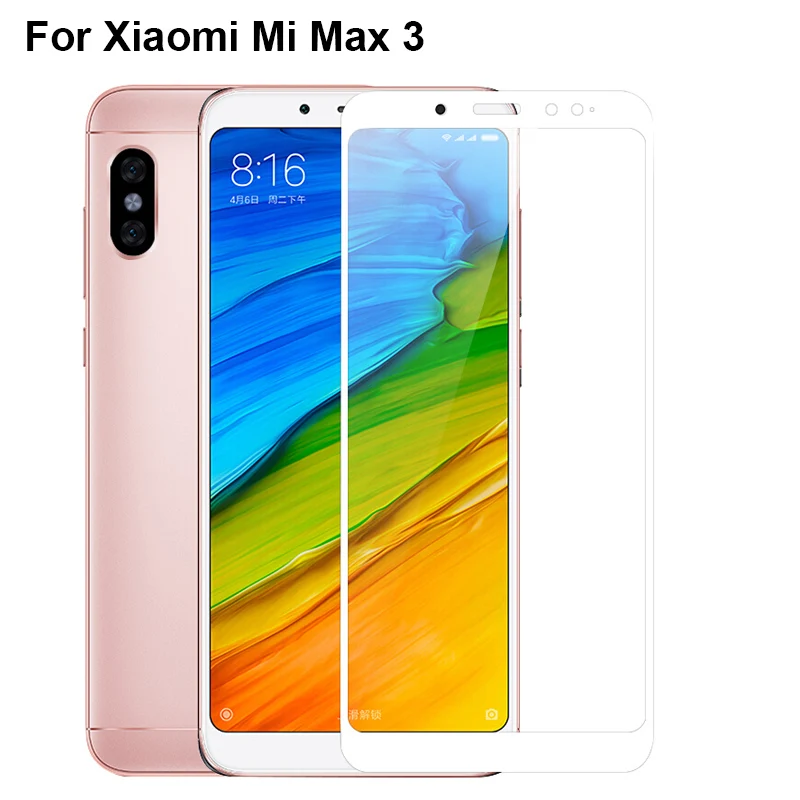 

Сверхтонкое закаленное стекло 9H для Xiaomi Mi Max3 Mimax 3, Защитная пленка для экрана с полным покрытием