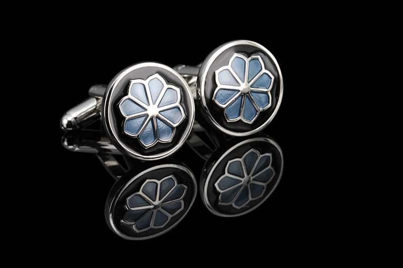 2 пары/партия мужские запонки с французским цветком|men cuff links|cuff linksenamel cufflink |