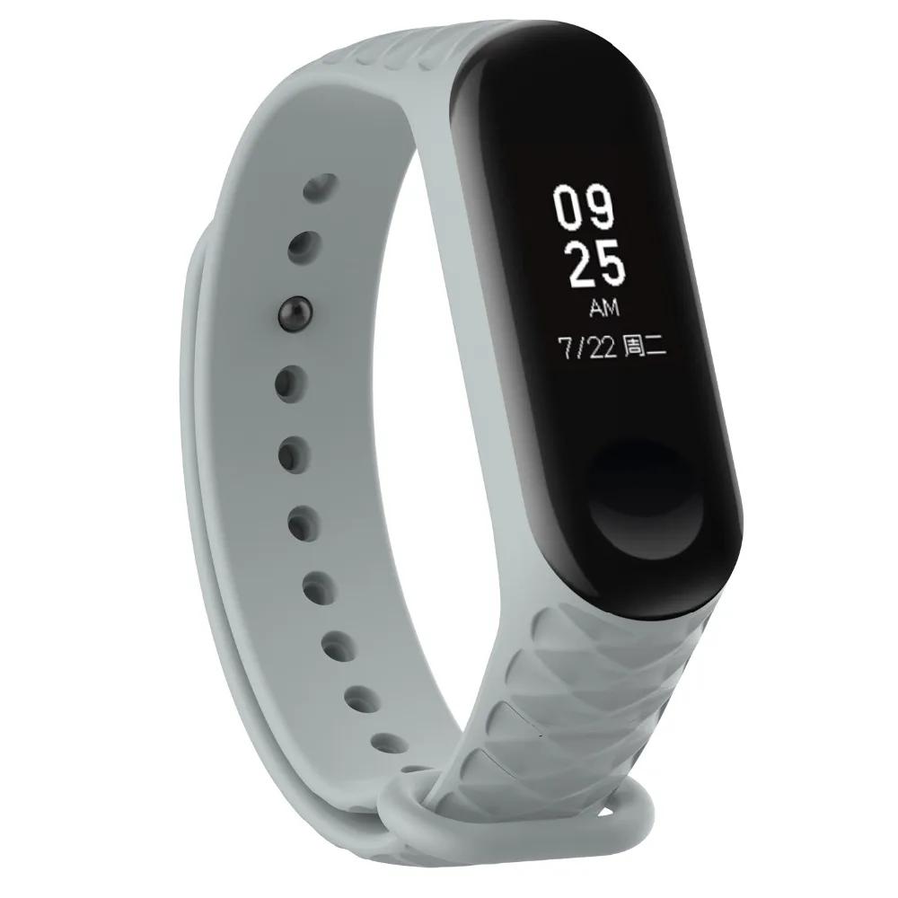 10 шт./упак. браслет для Xiaomi Mi Band 3 спортивный силиконовый ремешок часов mi band