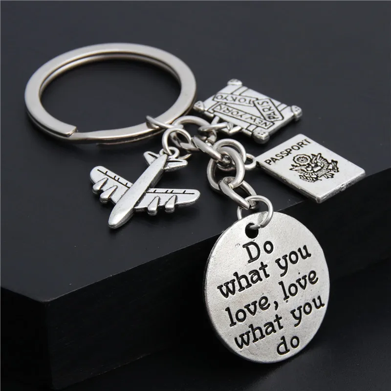 1 шт. брелок-Авиатор подвеска в виде самолета для паспорта брелок ключей Hoilday