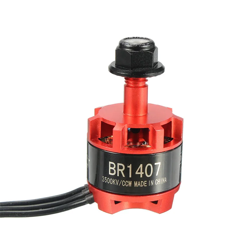 Бесщеточный двигатель Racerstar 1407 BR1407 Red Racing Edition 3500KV 2 3S для гоночных дронов 150 180 200