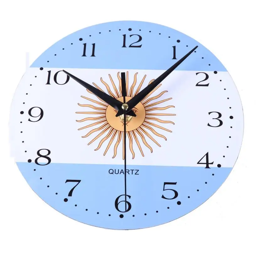 Креативные стильные бесшумные настенные часы из античного дерева для дома кухни