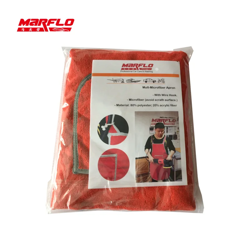 Microfiber Arpon MARFLO, фартук из микрофибры для мытья автомобиля, водонепроницаемый, профессиональная деталь, фартук для автоматической чистки, настраиваемый, Brilliatech - Цвет: Microfiber Arpon