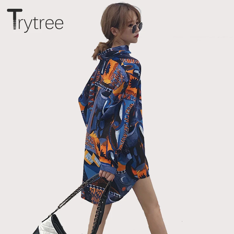 Летняя Осенняя женская блузка Trytree кимоно с аппликацией Солнцезащитный Топ