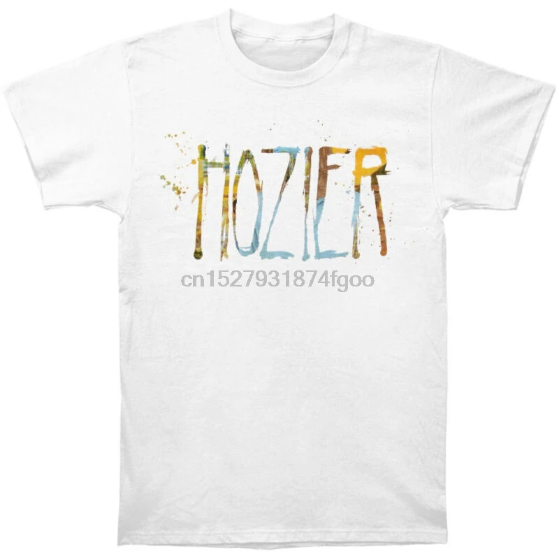 Hozier Мужская спрей Логотип Slim Fit футболка белая | одежда