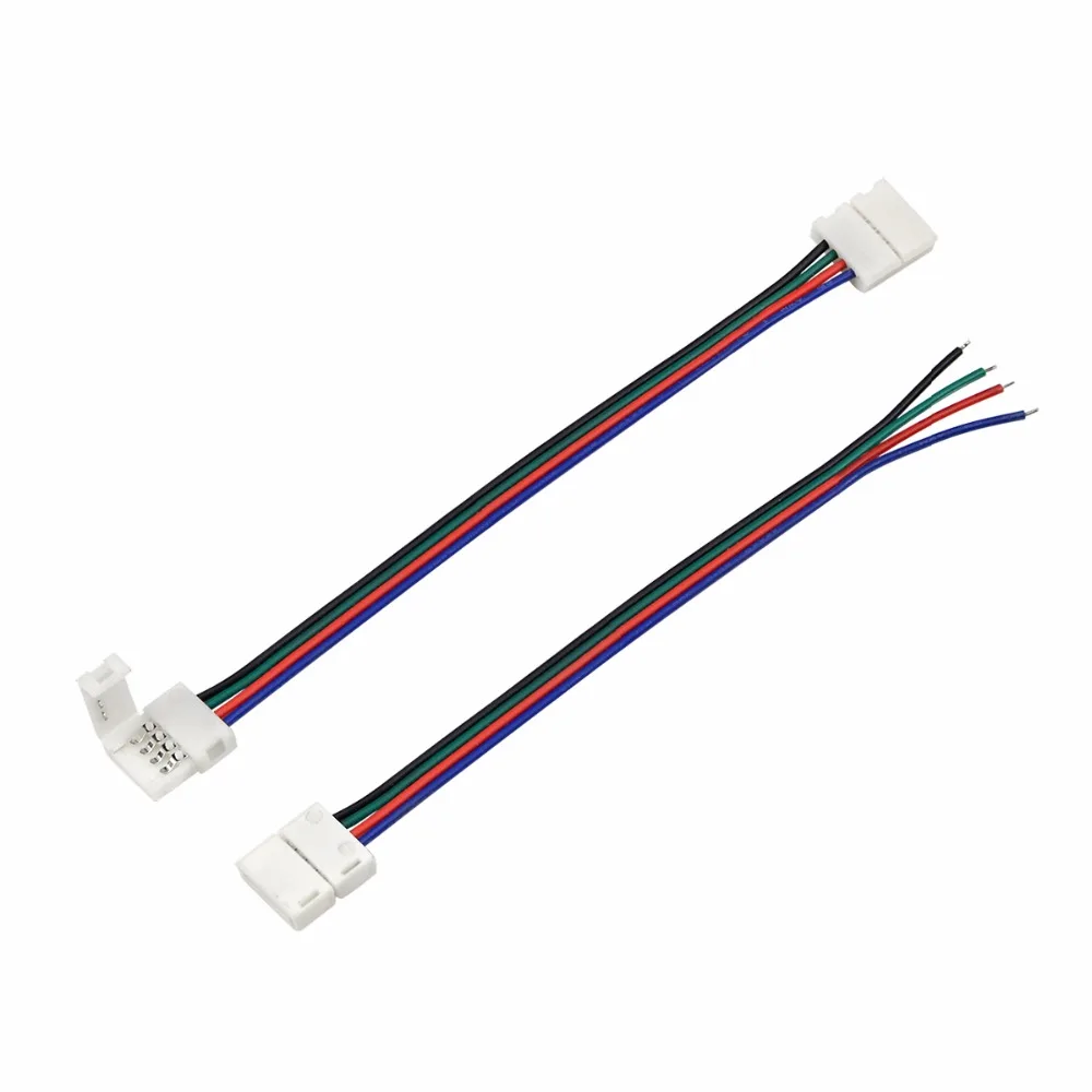 5 шт. 4 контакта 10 мм 5050 SMD RGB светодиодная лента освещения аксессуары для лампа|smd