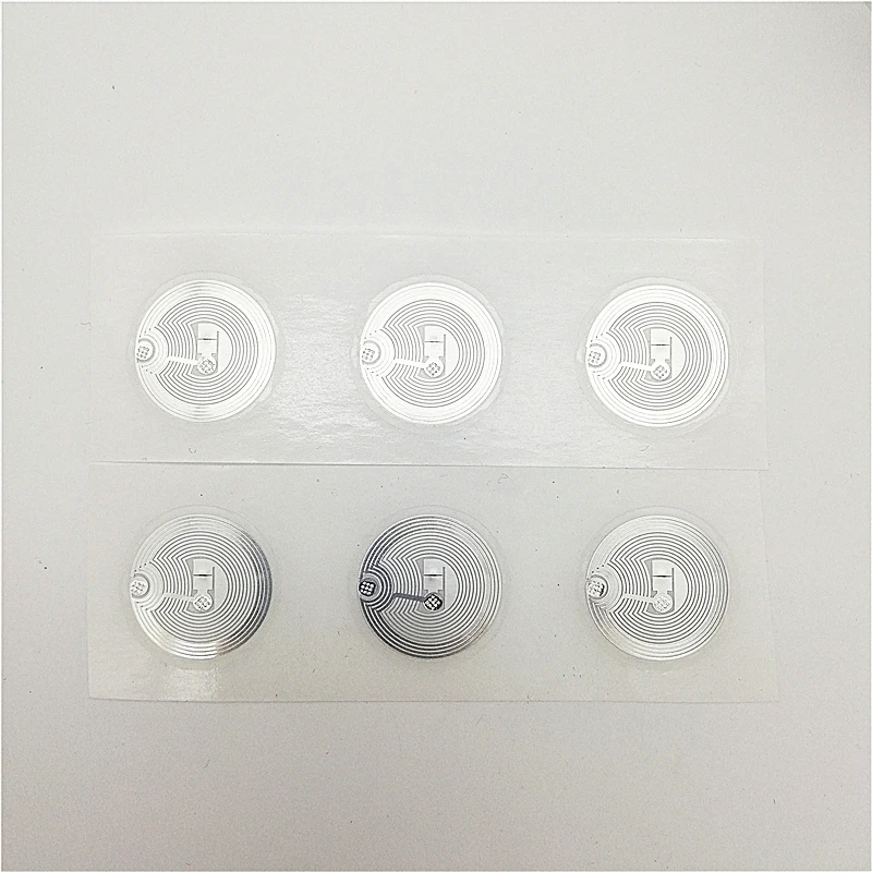 10Pcs/lot 13.56mhz UID changeable S50 1K NFC Sticker Card Anti-metal Laber tag Rewritable Sector 0 Block Access Copy | Безопасность и