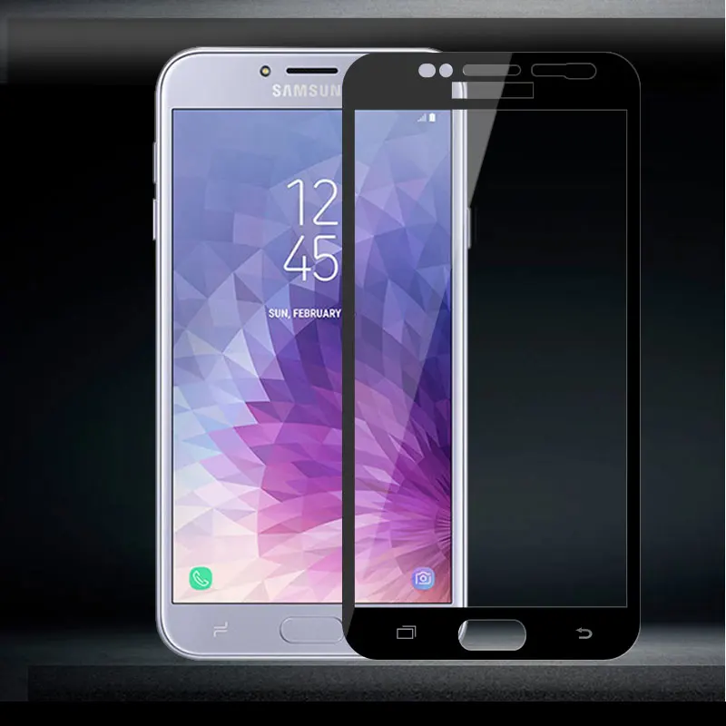 YOUVEI полное покрытие закаленное Стекло для samsung Galaxy J4 5,5 дюймовый защитный экран Стекло Защитная пленка для samsung J4