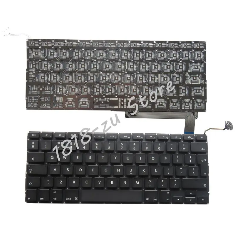 YALUZU New UK Laptop keyboard FOR Macbook Pro 15&quot A1286 MC371 MC372 MC373 MC721 MC723 MD103 MD104 layout 2009-2012 YEAR | Компьютеры и
