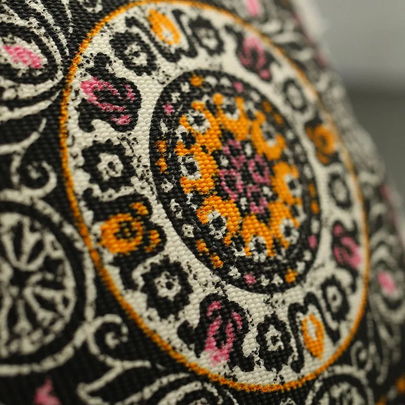 Cojines decorativos para sofa Morocco Геометрическая черно-белая пушистая наволочка с кисточкой Рождественский чехол для подушки