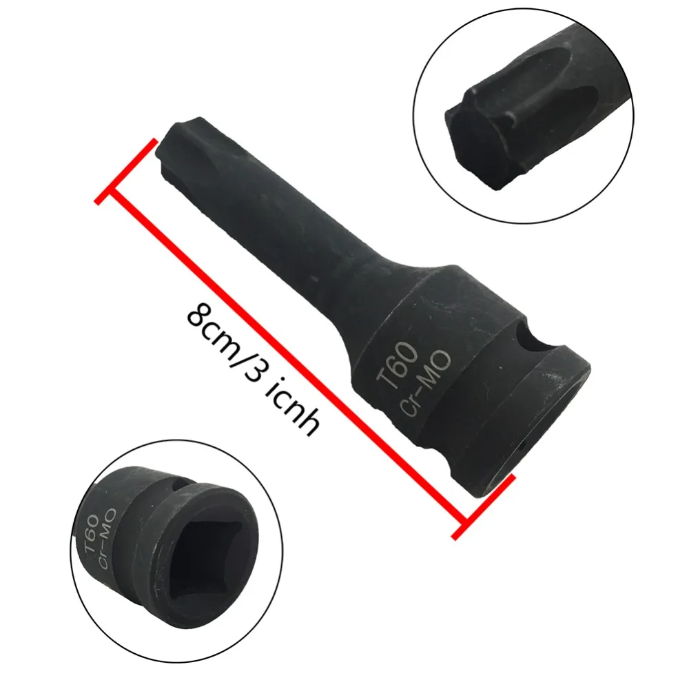 Mainpoint 1/2 &quotзвездных Torx ударная головка биты 7 шт. T30 T70 метрический шестигранный