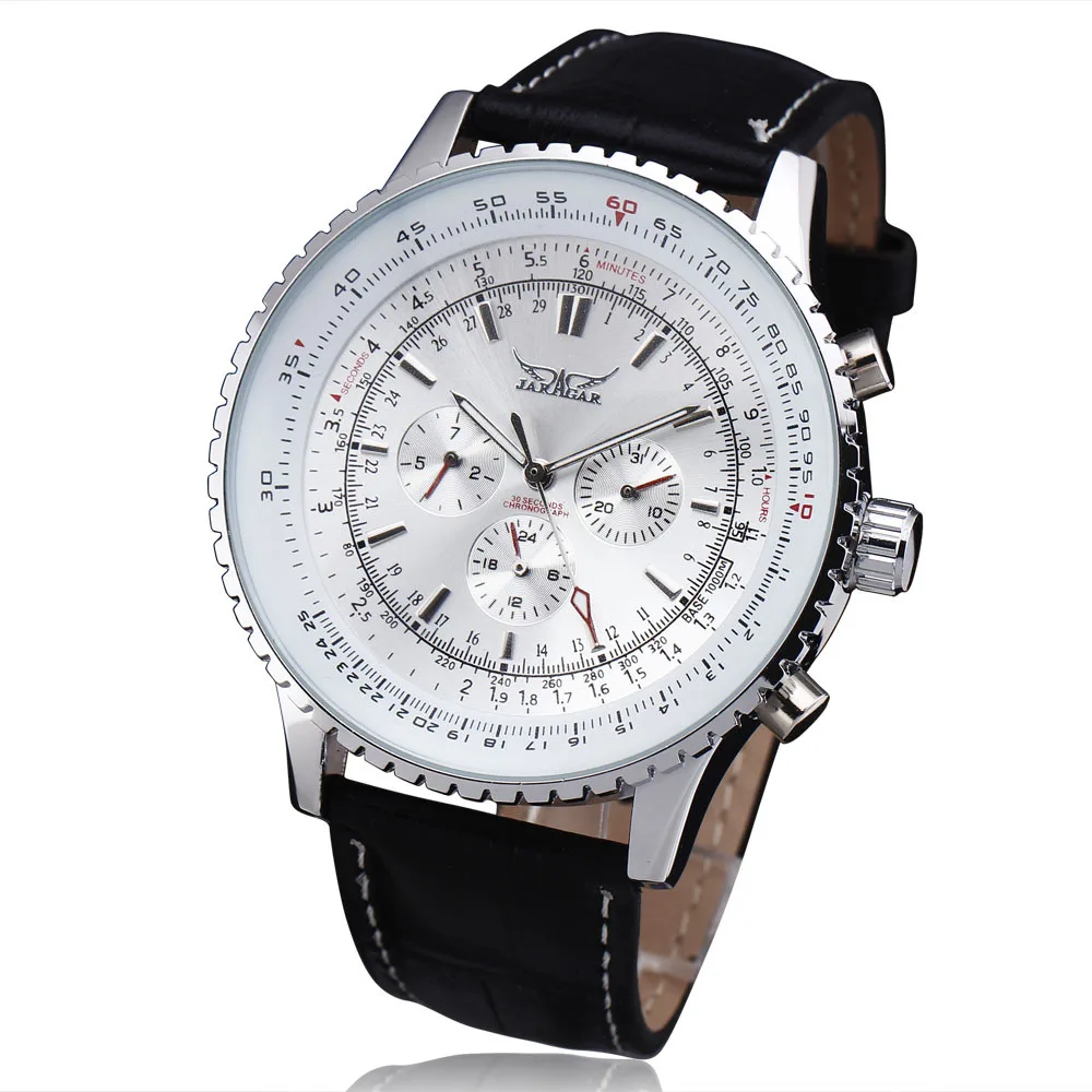 Топ Элитный бренд Для мужчин S автоматические часы 6 Шпильки Деловые