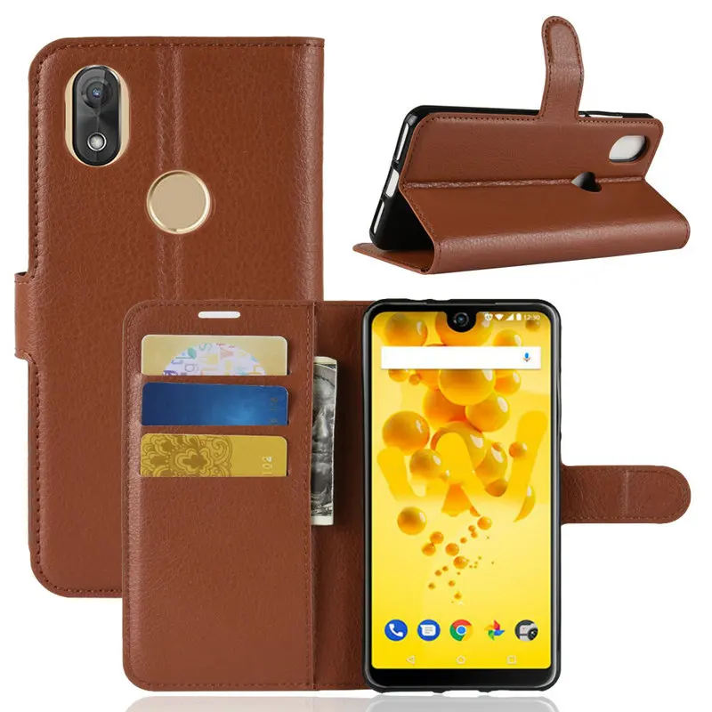 WIERSS Wallet Phone Case for Wiko View 2 Pro View2 Flip Leather Cover Coque Etui | Мобильные телефоны и аксессуары
