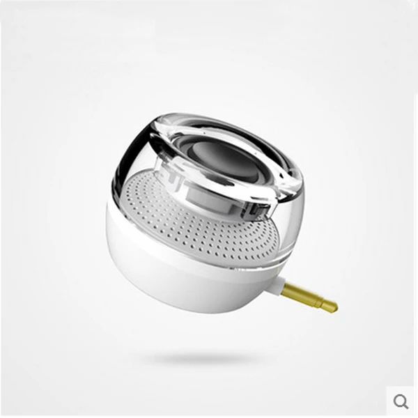 Портативный HIFI 3D объемный 3 5 мм Aux аудио разъем мини беспроводной круглой формы