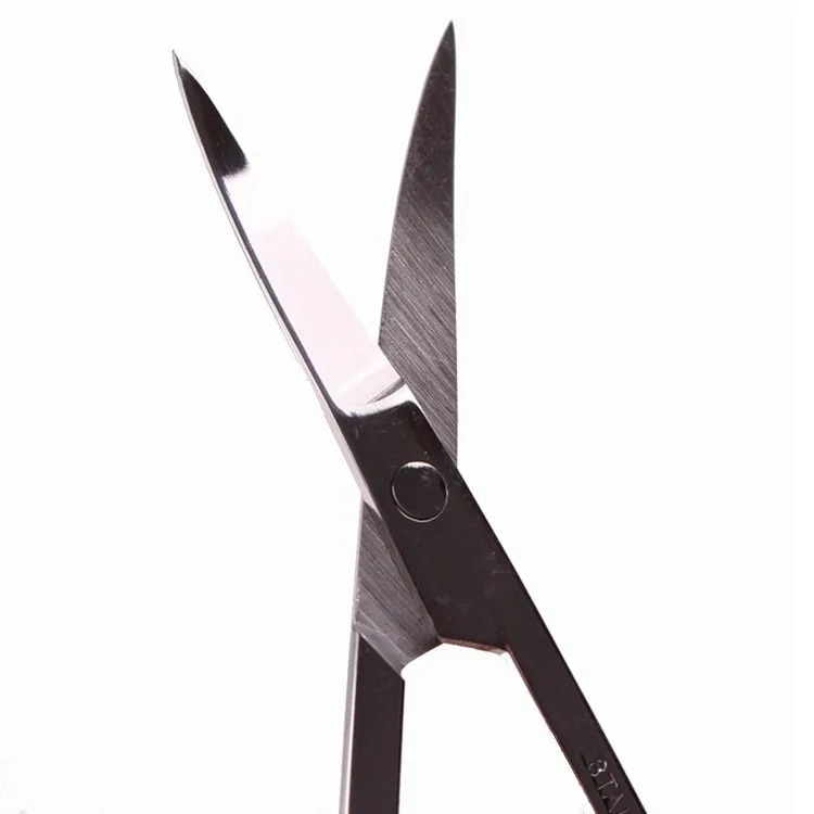 

2pcs Mini Portable Eyelash Remover Scissors Cutter Steel Curved Edge Makeup Eyebrow Trimmer