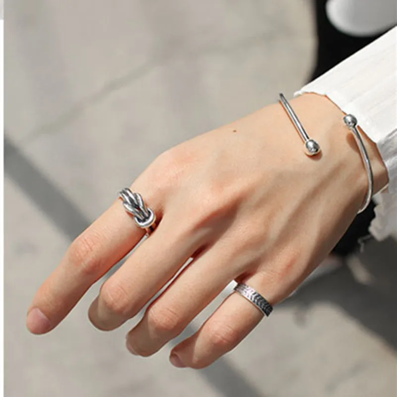 1 шт. винтажное двухуровневое витое кольцо для мужчин и женщин цветное Открытое