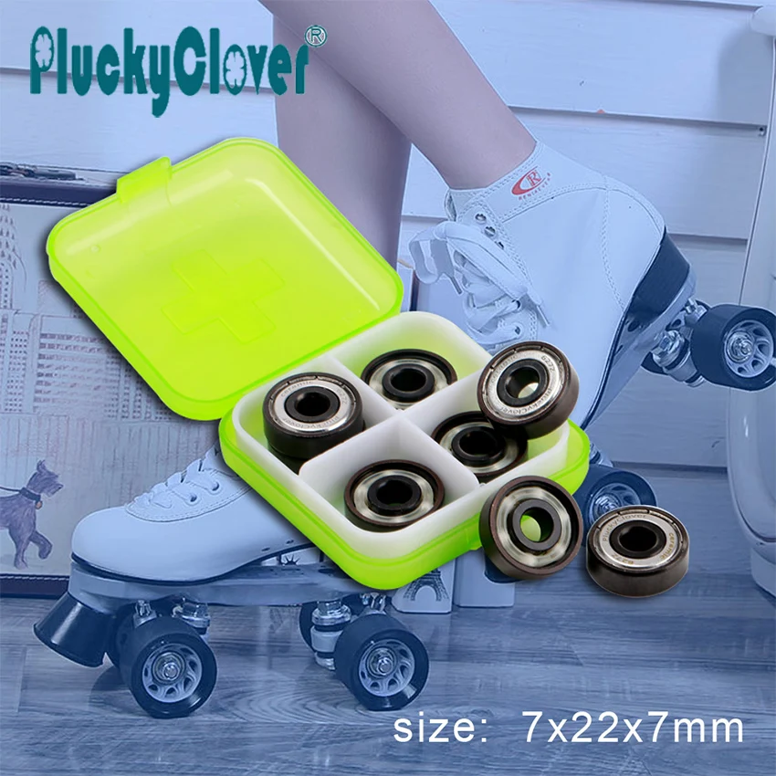 8 шт. plackyclover 627 керамический подшипник ABEC 11 Si3N4 роликовые коньки ZrO2 белый шариковый