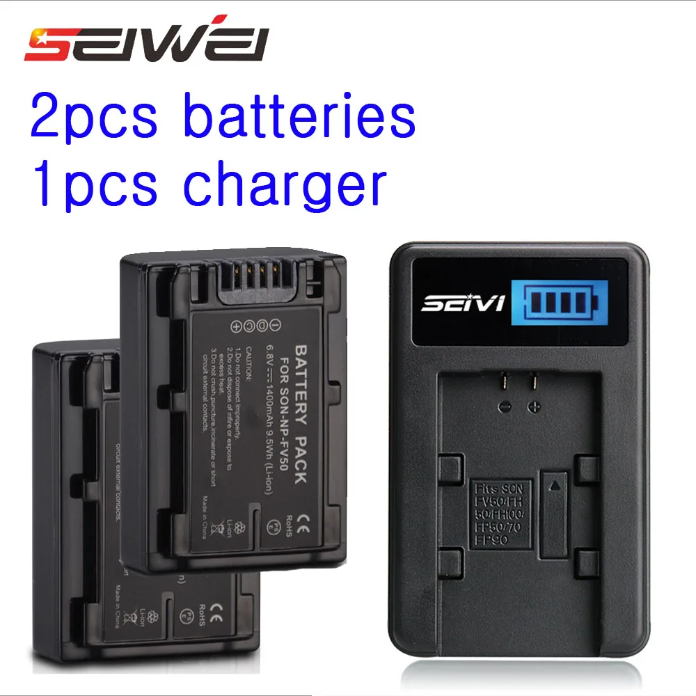 3 Для sony NP-FV50 lcd USB зарядное устройство+ 1400 мАч NP FV50 батарея для камеры для NP-FV30 FV50 FV70 FV90 FV100 FV120 HDR-SR68 DCR-SX85 - Цвет: 3