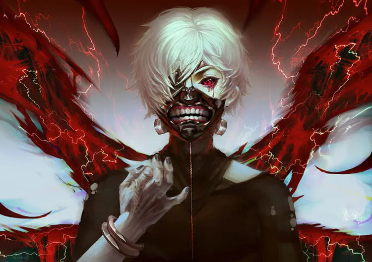 Аниме Токийский Гуль Kaneki Ken Косплей Толстовка толстовки унисекс Повседневная модная куртка с капюшоном Женский костюм на Хэллоуин
