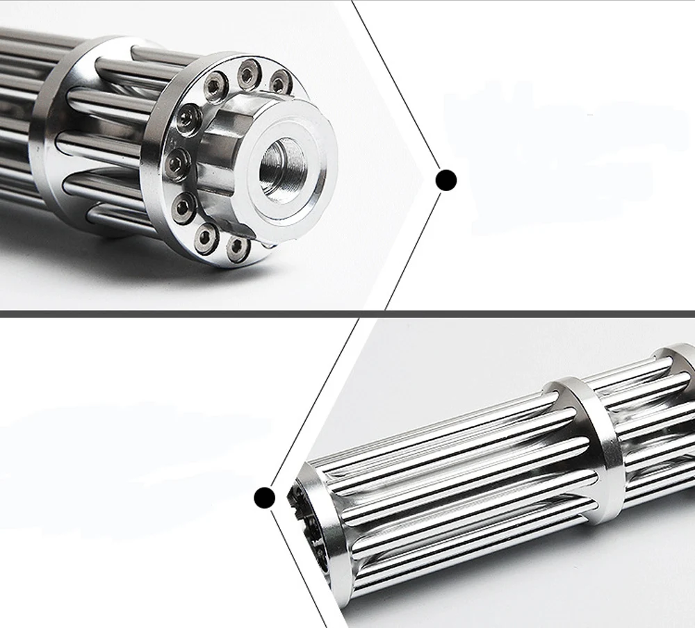 Самая мощная Синяя лазерная указка USB перезаряжаемая Встроенная батарея