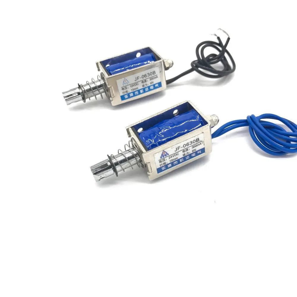Pull Type JF 0630B DC 6V 12V 24V Линейный электромагнитный Электромагнит 300mA сила 6N
