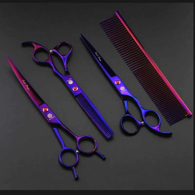 Марка Pet Уход за лошадьми Ножницы набор 7 В. Профессиональный Собака ножницы волос