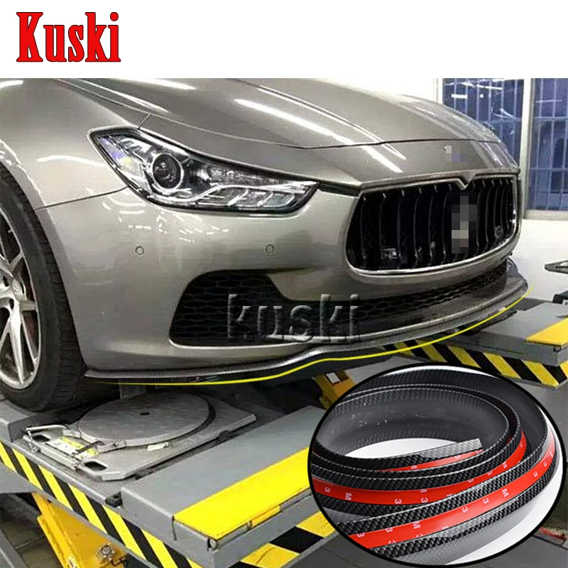 2 5 м автомобильный передний подбородок Стикеры для спойлера ДЛЯ Chevrolet Cruze Aveo Captiva