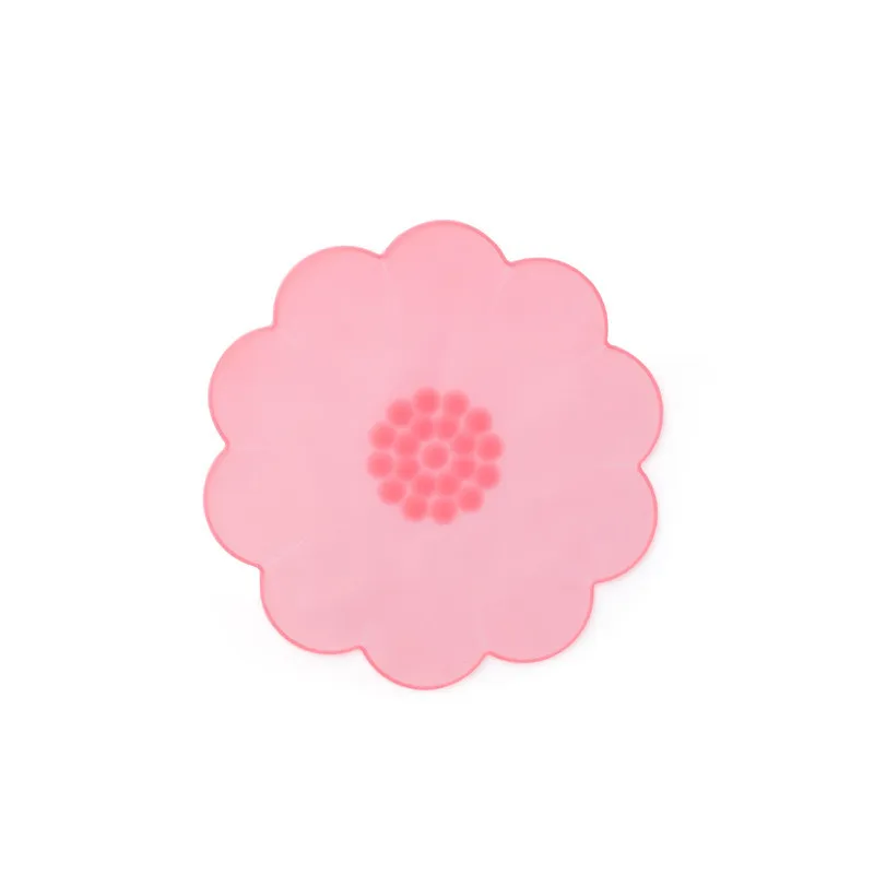 rose red IVYSHION 1 шт., растягивающаяся Крышка для миски для еды, многоразовая Крышка для кухонной посуды, контейнер для хранения, универсальная силиконовая крышка для сохранения свежести - Цвет: rose red