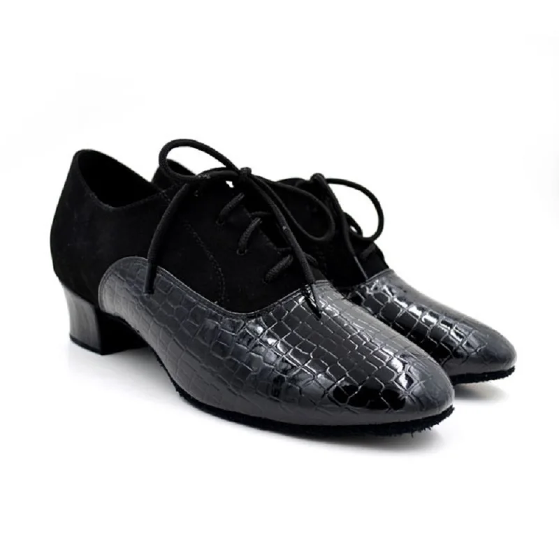 Черный нубук из лакированной кожи размеры 4 5 13 Zapatos De Baile каблук высотой см