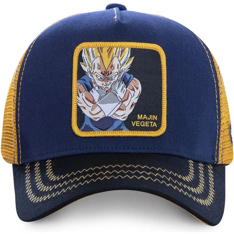 Бейсболка MAJIN VEGETA для мужчин и женщин хлопковая кепка в стиле хип хоп с сетчатым