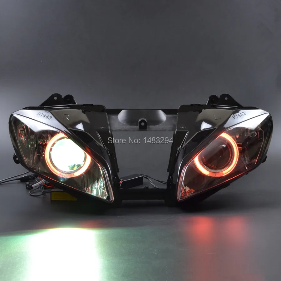 R6 08 15 Red Angel Custom проекторная фара HID в сборе подходит для Yamaha YZF 2008 2015|custom projector
