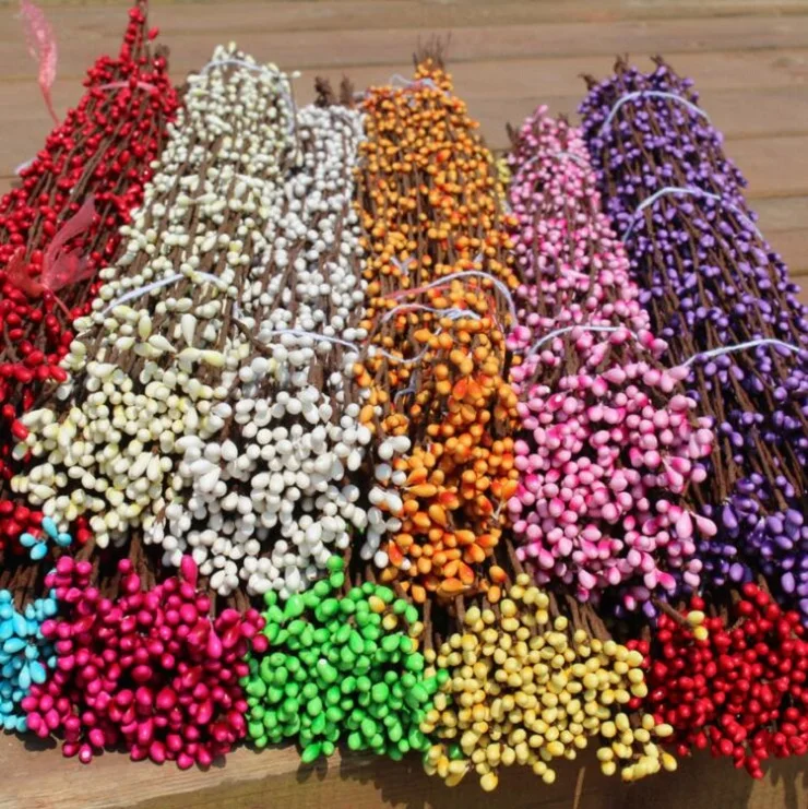 Товары для фестиваля 65 см цветок с вьющимся стеблем бутон ягода повязка на голову