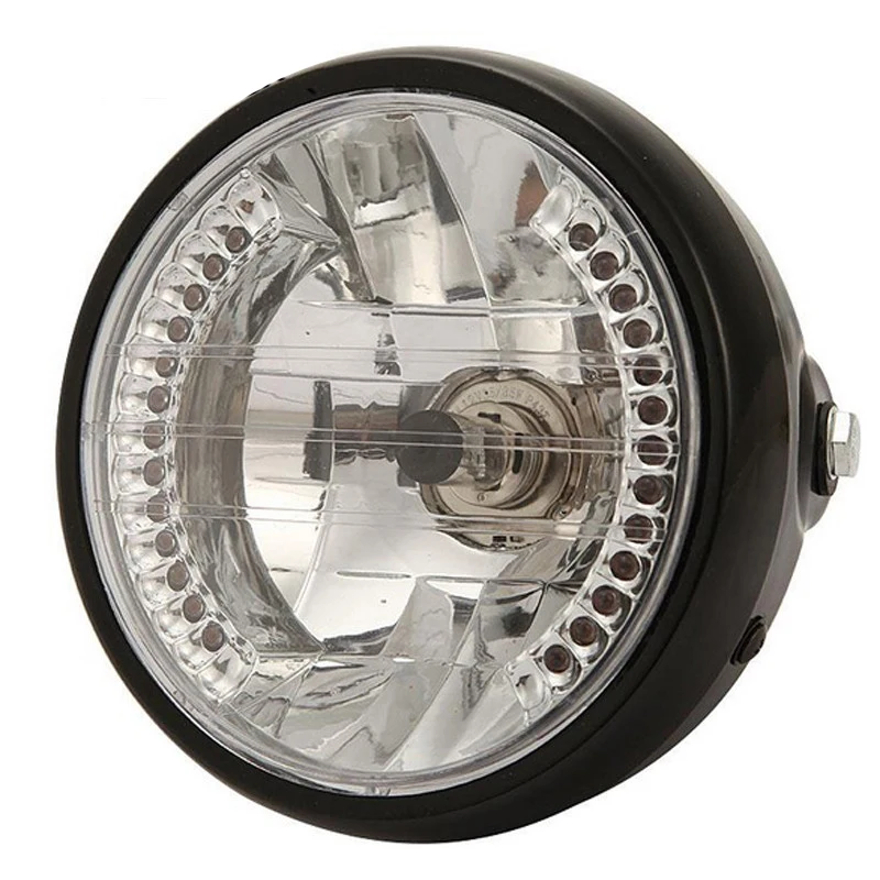 Pecham универсальная фара для мотоцикла 12 В Motos 26 LED Angel Eye Поворотная сигнальная