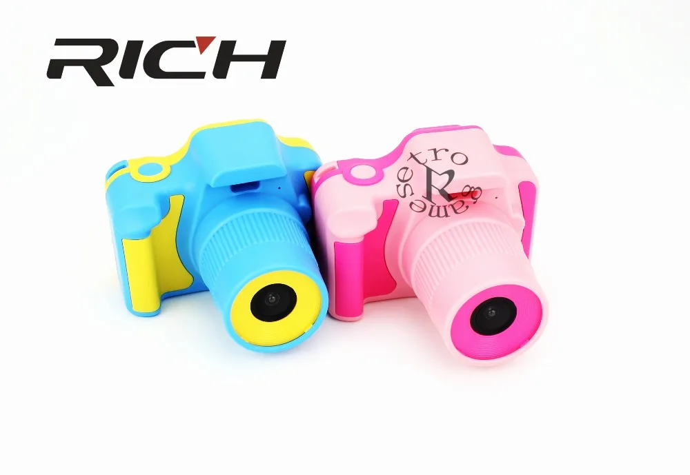 Цифровая видеокамера Rich D10 Full HD 1080P 2 дюймовый ЖК экран портативный детский мини