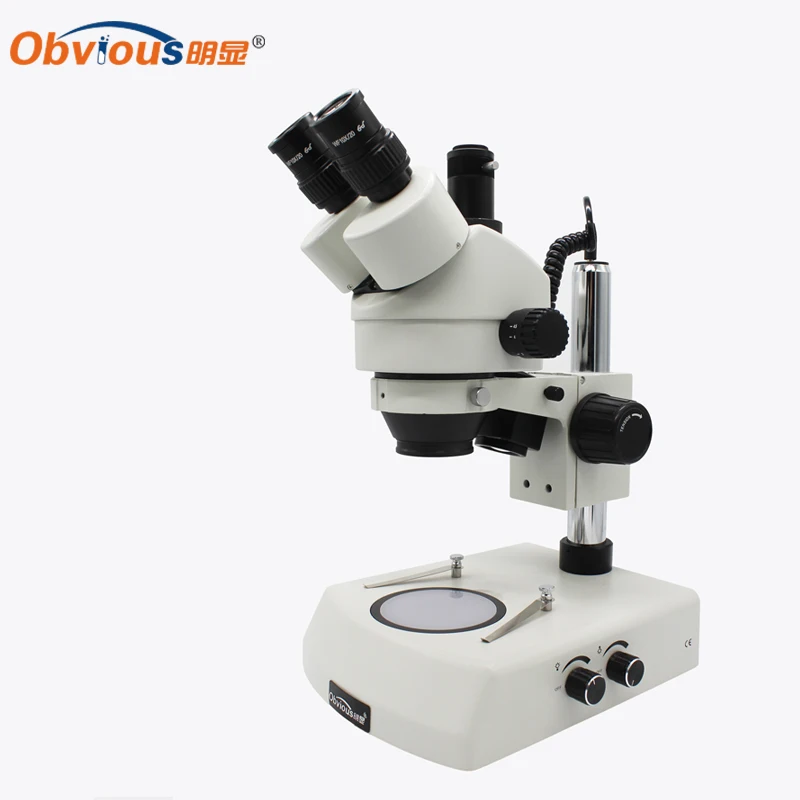 USB цифровой стерео микроскоп промышленный зум соотношение 6 4: 1 для pcb паяльник