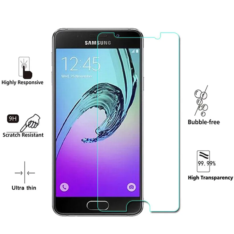 A310 9H 2.5D Tempered Glass For Samsung Galaxy A3 2016 A310F A310F/DS A310M A310Y Screen Protector Protective Guard Case Film | Мобильные