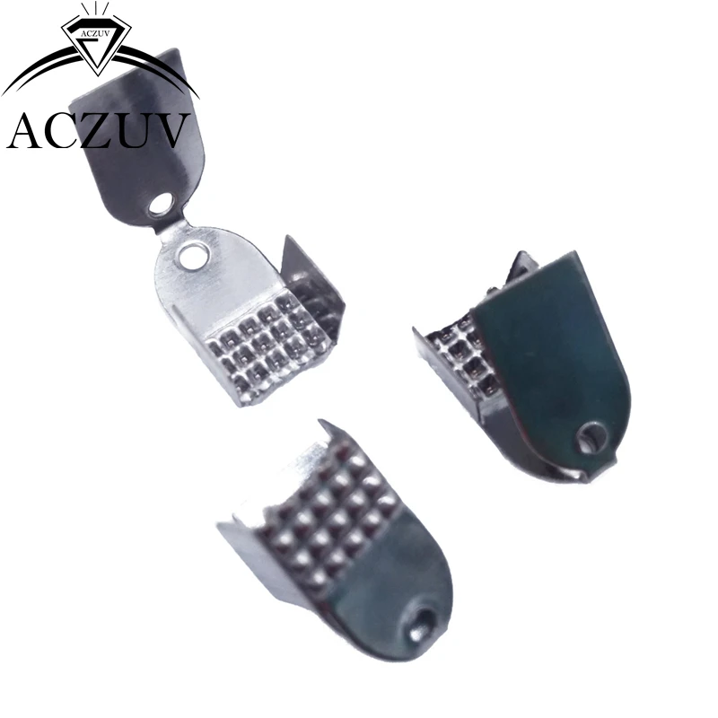 2000 шт./лот украшения концевые колпачки кожаный шнур концы воск хлопок веревка