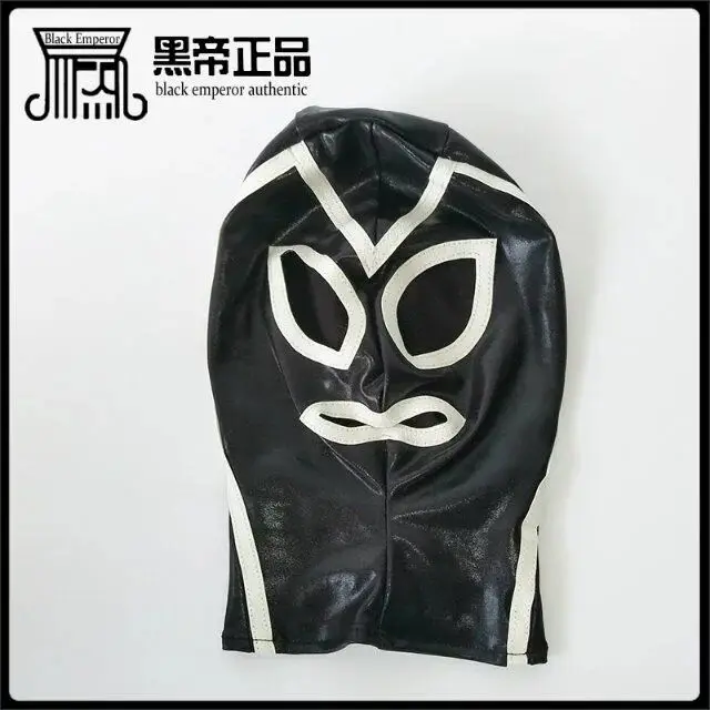 Новинка лакированная кожа БДСМ бондаж ограничения Дырявые глаза рот с молнией